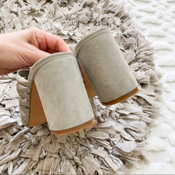 Vince Camuto Raveana Caged Mule in Light Grey - Picture 5 of 8